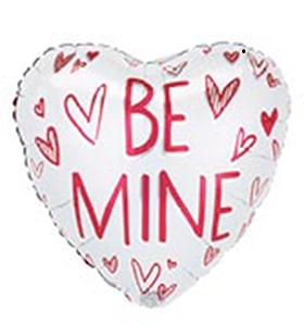 Be Mine Heart Shape Foil Balloon