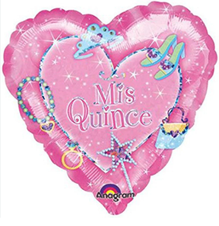 Mis Quince Foil Balloon