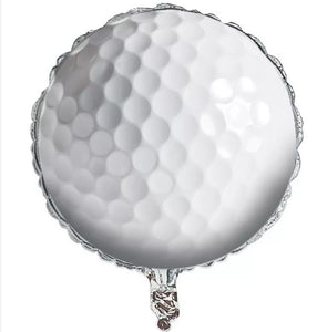 Golf ball foil balloon