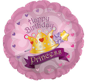 3D Animation Balloon Happy Birthday Princess