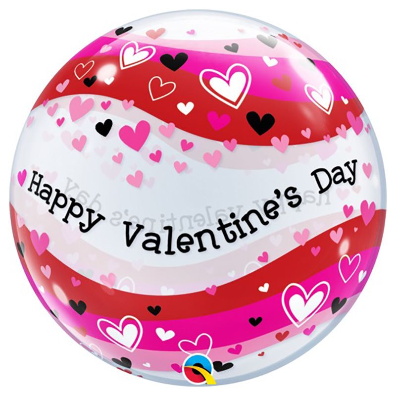 Happy Valentine's day Bubble balloon