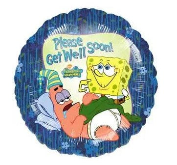 SpongeBob Please Get Well soon! Foil Balloon