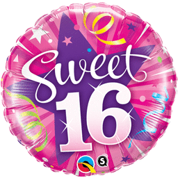 Sweet Sixteen Foil Balloon
