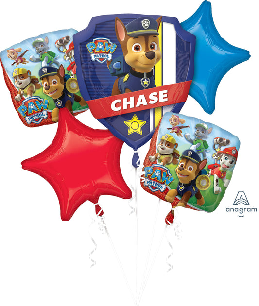 Paw Patrol Foil Balloons Bouquet