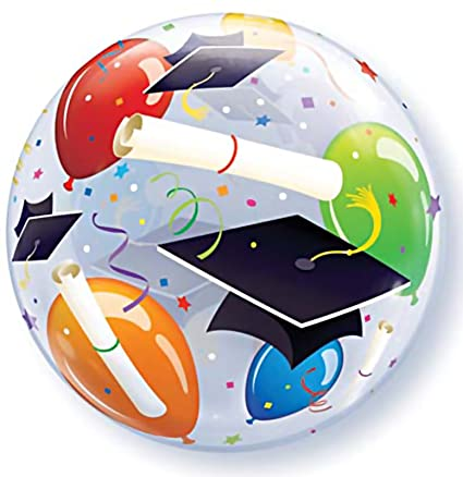 Graduation Cap and Tassel Bubble balloon