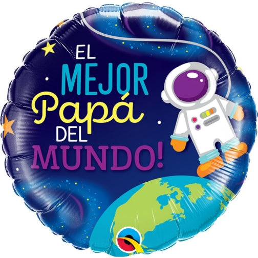 El Mejor Papá del Mundo Foil Balloon