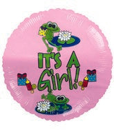 Its a Girl Froggy Fun Balloon