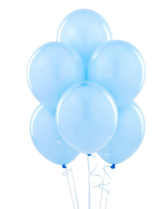 Inflated Latex balloons 12 ct Assorted colors