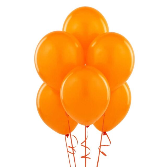 Inflated Latex balloons 12 ct Assorted colors