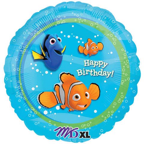 Finding Nemo Happy Birthday Foil Balloon