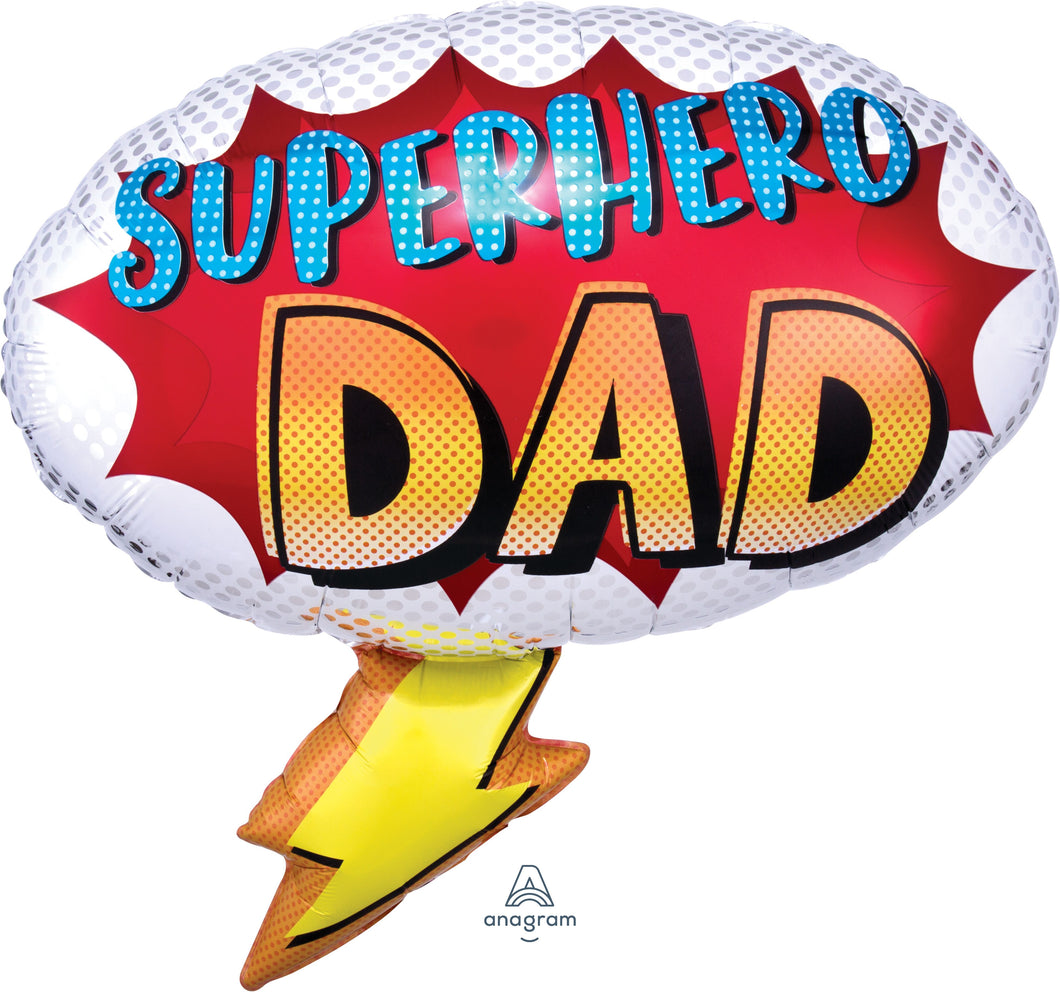 Superhero DAD Super Shape Balloon