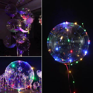 Crystal LED multicolor Bubble Balloon
