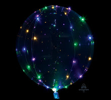 Load image into Gallery viewer, Crystal LED multicolor Bubble Balloon