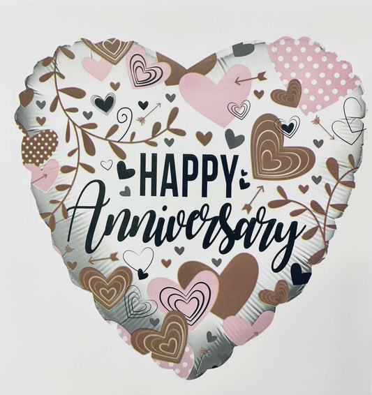 Happy Anniversary Foil Balloon