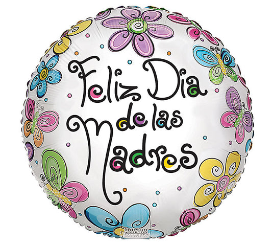 Feliz Dia de las Madres Foil Balloon