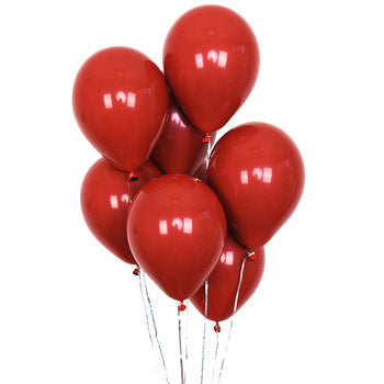 Inflated Latex balloons 12 ct Assorted colors