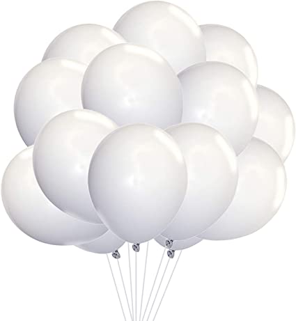 Inflated Latex balloons 12 ct Assorted colors