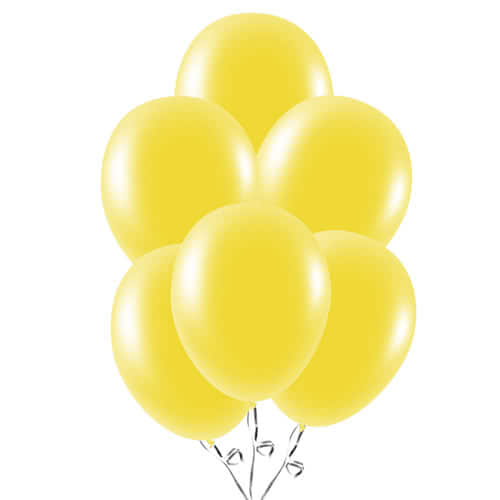 Inflated Latex balloons 12 ct Assorted colors