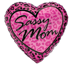 Sassy Mom Heart Shape Foil Balloon